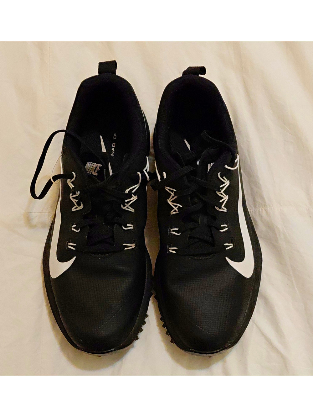 Nike Lunarlon Golf shoes ladies black 8.5 EUC #1030
